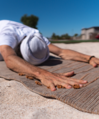 Strength alignment and traction woven into Yoga Mat