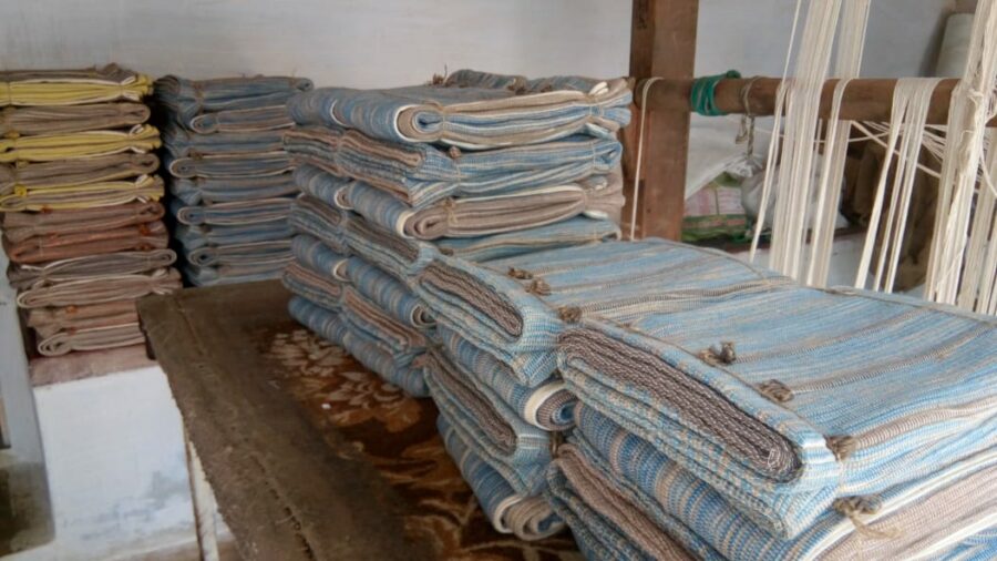 Ayurveda Yoga Mats Woven on Traditional Loom