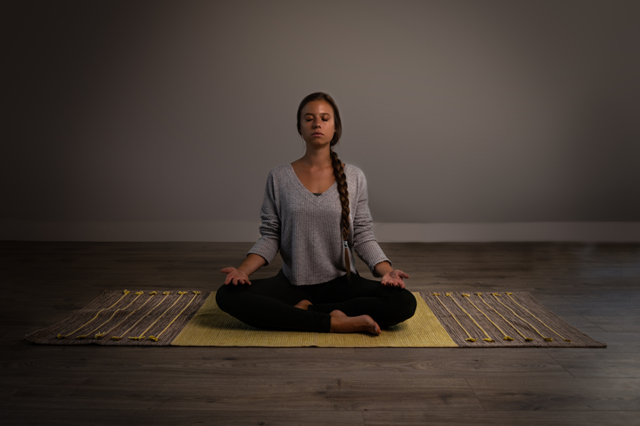 Ayurveda Natural Meditation Yoga Mat
