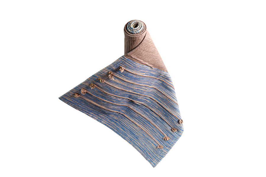Yoga Mat Ayurveda Blue Indigo Jai Dev
