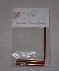Measure your aura with dowsing rods from aura mat