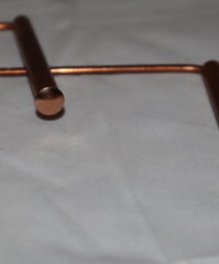 Hand made copper dowsing rods to measure aura