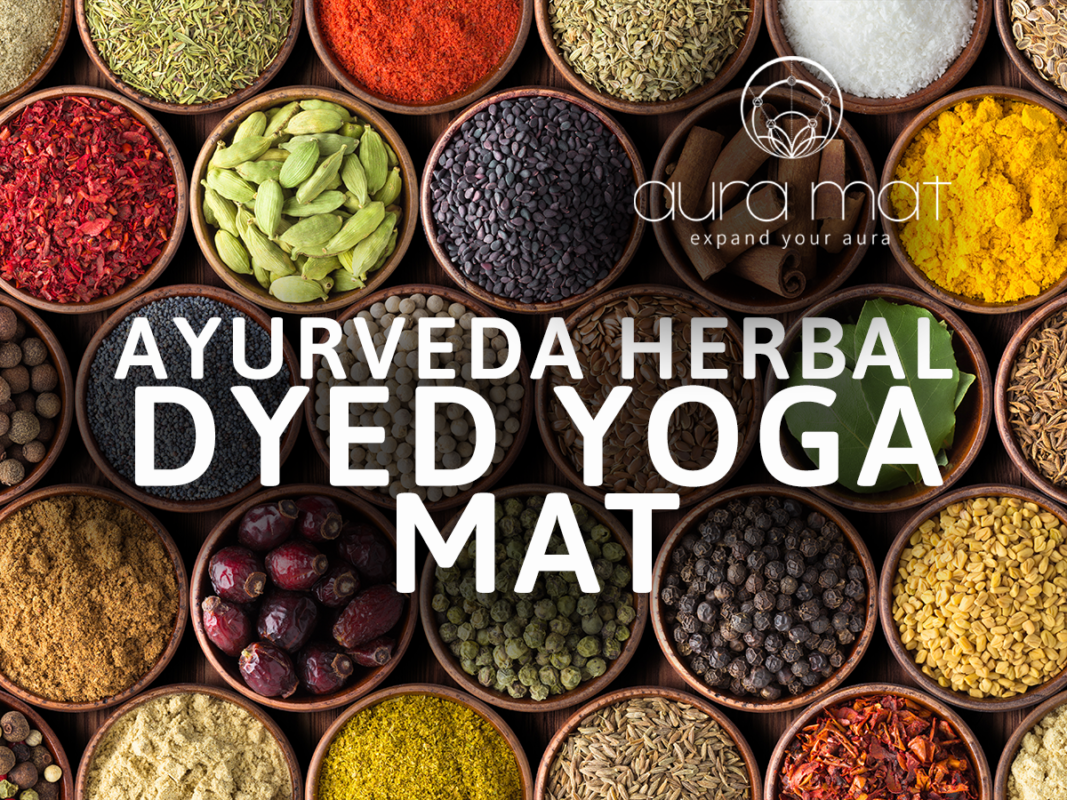 Ayurveda Herbal Dyed Yoga Mat