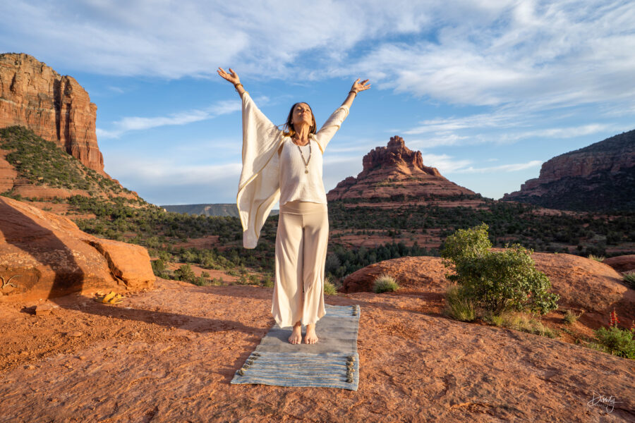 Kia Miller Sedona Yoga Festival auramat