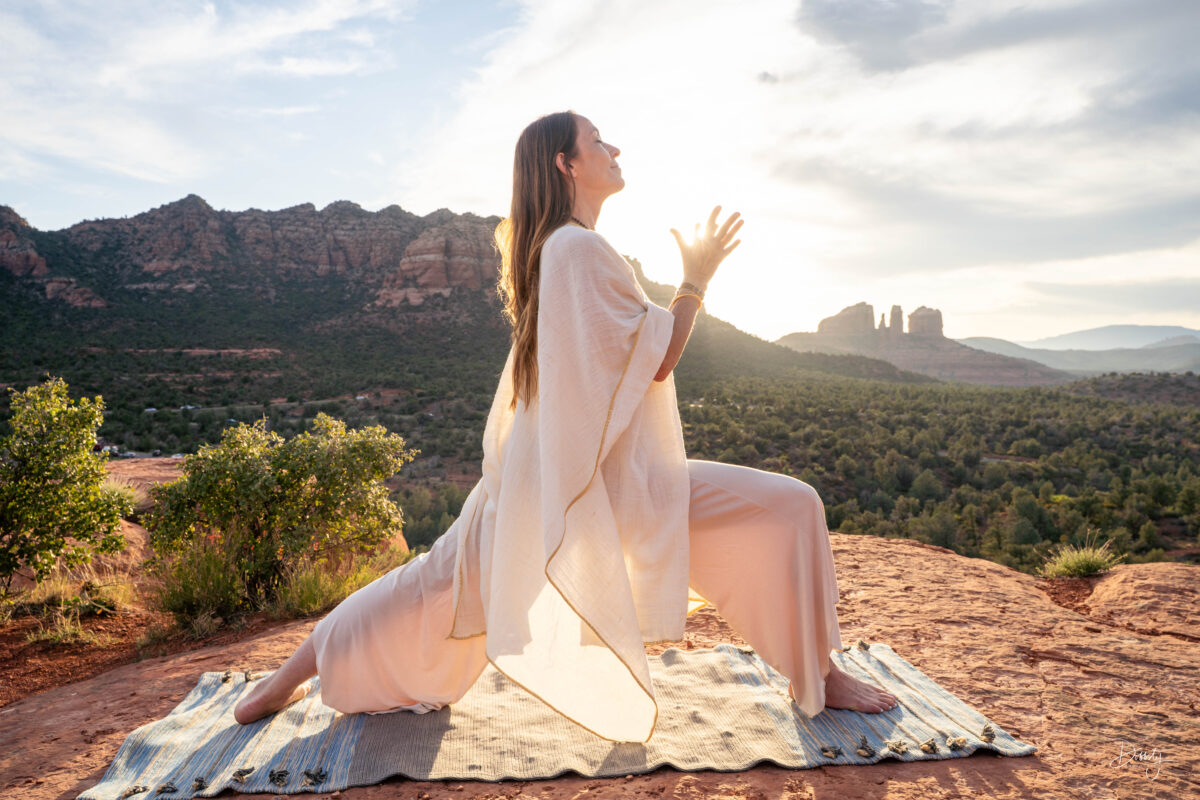 Kia Miller auramat Sedona Yoga Festival