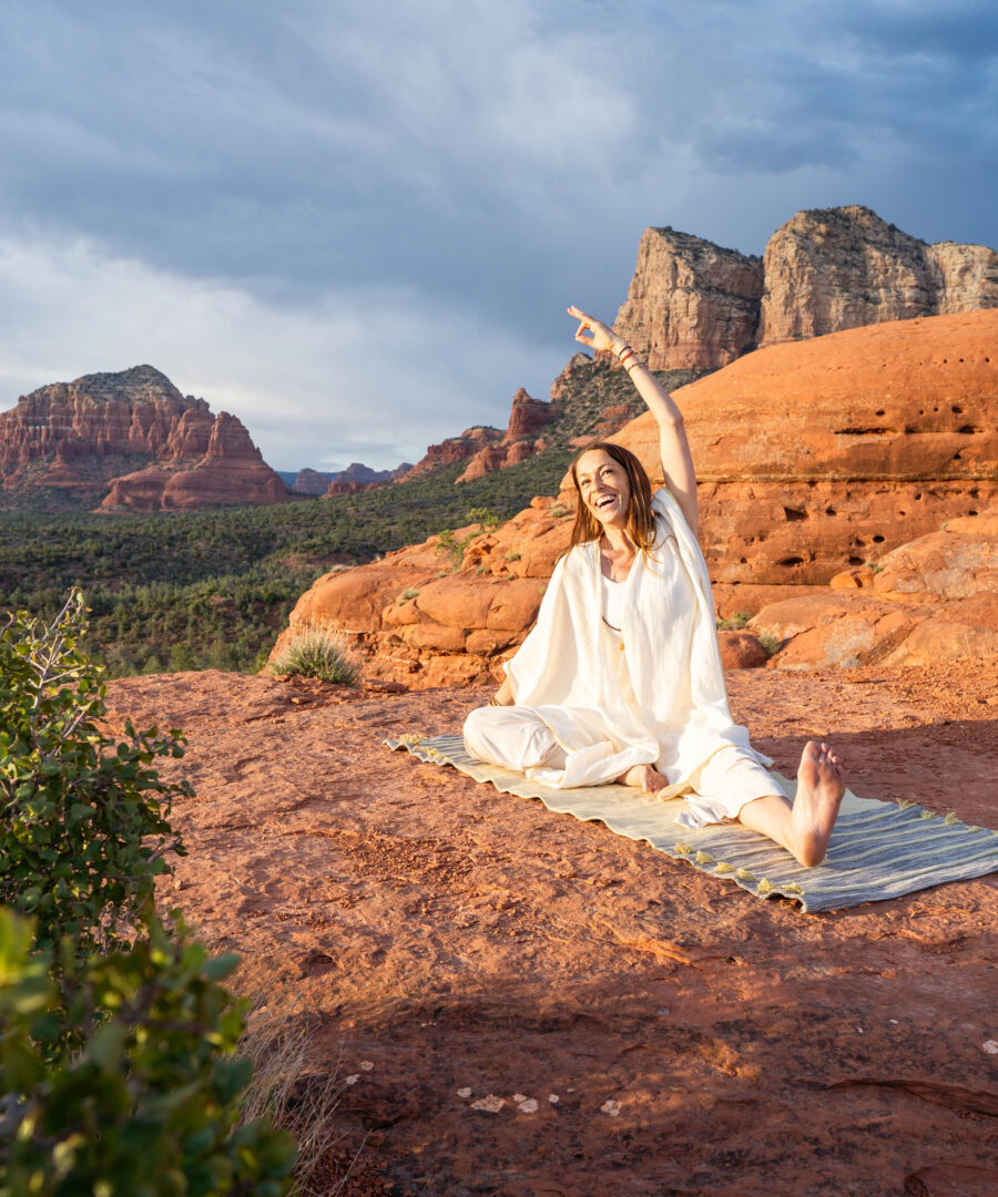 Kia Miller auramat Sedona Yoga Festival